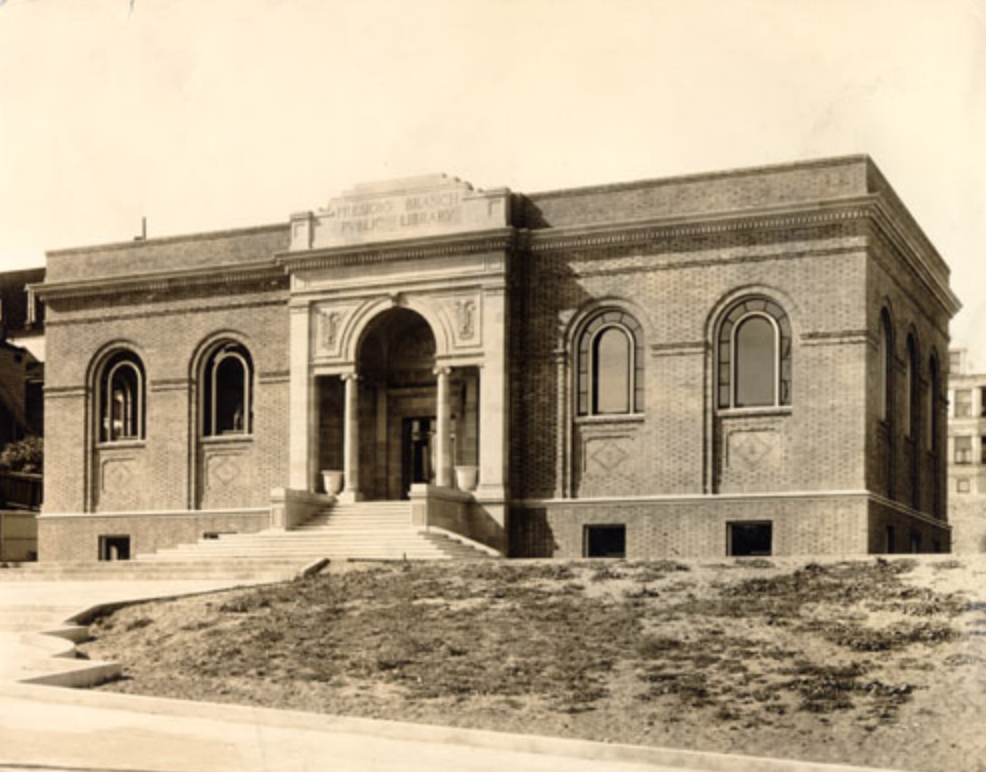 The Presidio Branch Library - date unknown. Courtesy of the SFPL Photographic collection