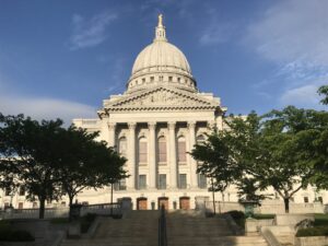 The State Capitol of Madison, Wisconsin